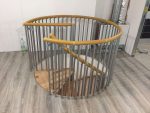Parapeta margas ar apakšējiem akordiem un koka margām taisni - Image 7