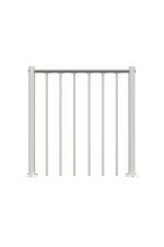 Parapeta margas ar vertikāliem stieņiem un PVC margām - Image 3