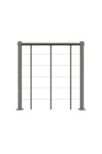 Parapeta margas ar apakšējiem akordiem un PVC margām - Image 2